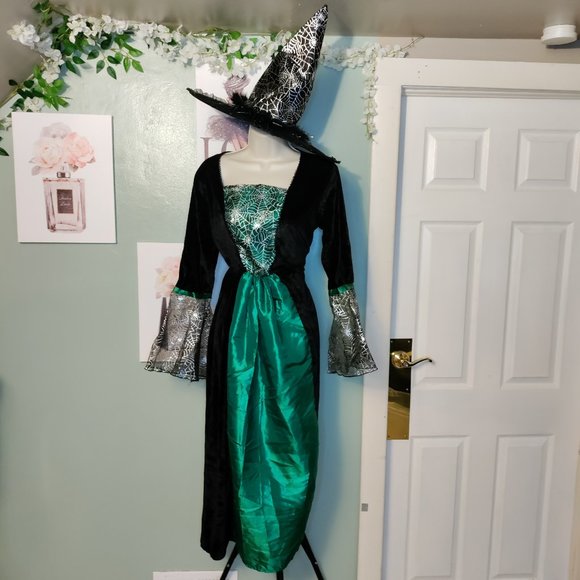 Dresses & Skirts - Witch Costume Dress and Hat